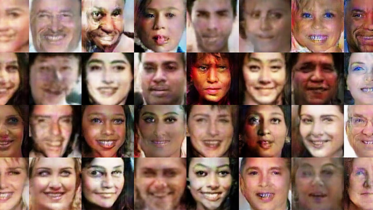 Comparison of different types of Gans for Face Image generation.